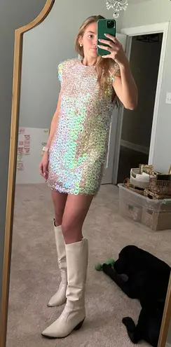 Nasty Gal Bachelorette Embellished Sequin Dress 