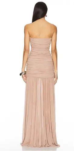 Retrofete Adele Ruched Strapless Maxi Dress Size XS