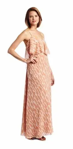 BCBGeneration  Flounce Cami Maxi Dress, Peach, XSmall