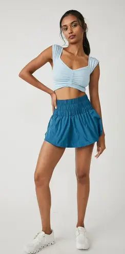 FP MOVEMENT by Free People The Way Home Shorts Size Small NWOT Blue