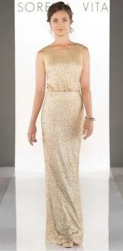 Sorella Vita Golf Sequin Mermaid Formal Gown sz 6