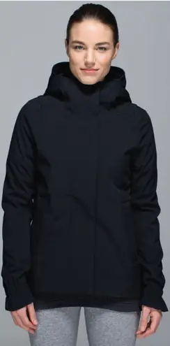 Lululemon  Studio Softshell Wind Water-Resistant Jacket Black Size M - Image 1