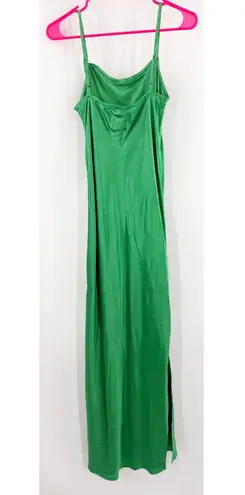 Pistola Dress Size Extra Small NWT Mari Slip Satin Kelly Green Adjustable Straps