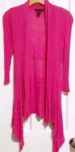 INC | Bright Pink Cardigan Sweater Small