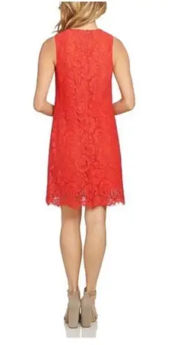 CeCe Fiery Red Lace Dress