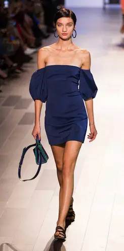 Cushnie et Ochs Liam black suede strappy flat sandal size IT 37 US 7