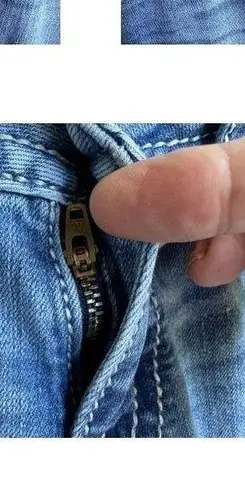 Miss Me Signature Boot Denim Jeans 29 Embellished Back Flap Pockets Dis…