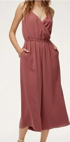 Wilfred Melodie Jumpsuit Apple Butter Pink Sleeveless Wide Leg Small NWT