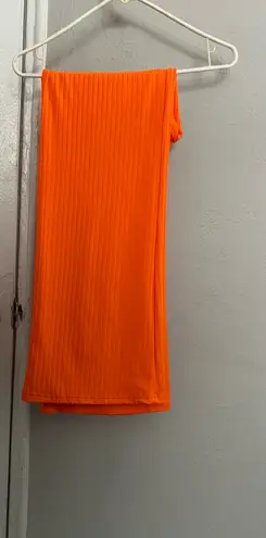 Women’s 3 Piece Lounger Wear Set Orange Size L