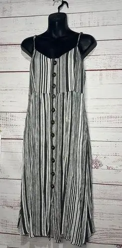 Hyped Unicorn Striped Boutique Midi Dress Women’s Medium