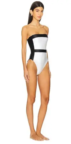 PQ X Haleyy Baylee Haley Belted One Piece in Milano Medium Womens Swimsuit White