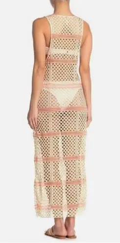 PilyQ New. fishnet coverup dress. XS/S. Retails $164
