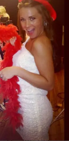 Max and Cleo White Sequin mini dress