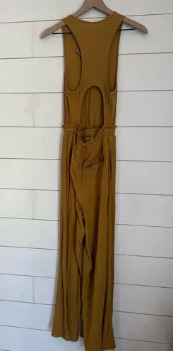 Free People Movement Caught My Tempo Jumpsuit Open back wide leg S