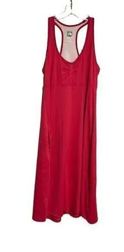 North Face Women's Dress Maxi Racerback Sleeveless Pink Size Large