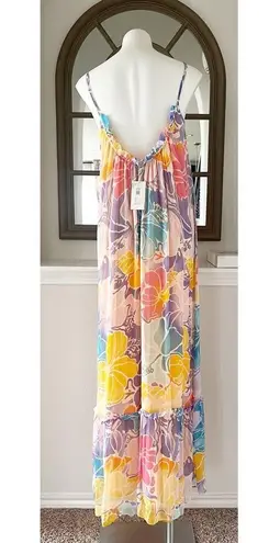 Ramy Brook Ivy Printed Silk Tiered Maxi Dress, Palav, Size XS New w/Tag $585