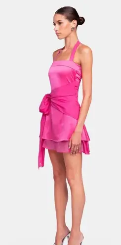 NWT OW collection Evie Wrap dress, size L Pink Size L