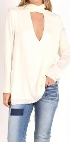 The Jetset Diaries Empire Blouse in Pearl