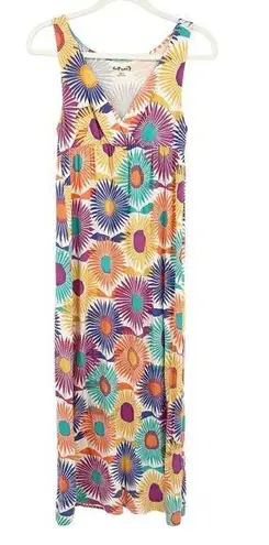 The Moon Half By Modern Movement Womens Vibrant Floral Stretch Athletic Dress Size S