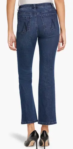 Nic+Zoe $158 Mid Rise Demi Boot Patch Pocket Jeans Dark Wash Women's Size 28