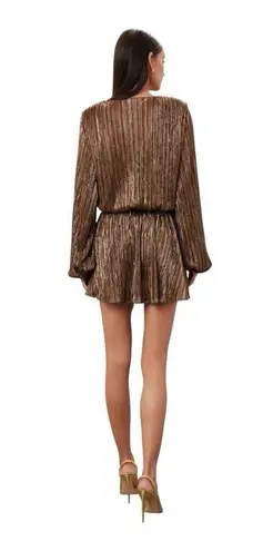 Ramy Brook Copper Metallic Vincy Dress Size Small Read Description