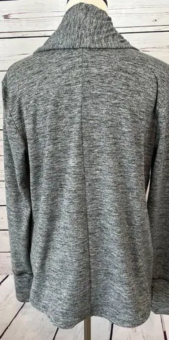 Nike  Dri Fit Drape Small Open Front Waterfall Cardigan Sweater Yoga Lagenlook