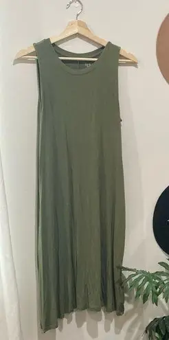 Time And Tru  Olive green dress