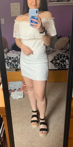 Speechless White Lace Dress