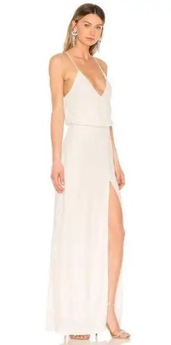LPA Revolve Beaded Crossback Gown in Ivory