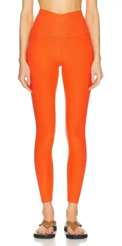 Beyond Yoga Spacedye At Your Leisure Legging in Firecracker Red Heather Size XS