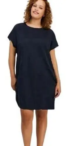 Marc New York Black Short Sleeve Sweatshirt Dress NWT 1X