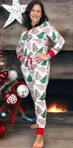 Shirley & Stone Christmas Cakes Jogger Lounge Pajama Sets for Women - Loungewear