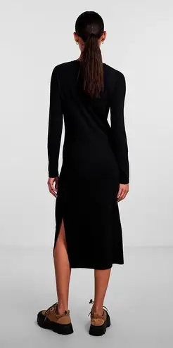 WAYF  ‘98 from Nordstrom Midi Long Sleeve Black Sweater Dress Size: XS