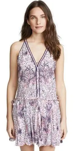 Poupette St. Barth Nola Mini Dress Tank Bohemian Slinky Weave Womens Size Small
