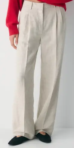 Wilfred Aritzia The Effortless Pant CruiseLinen High-Waist Wide-Leg Pants Natural Ecru 8 - Image 1
