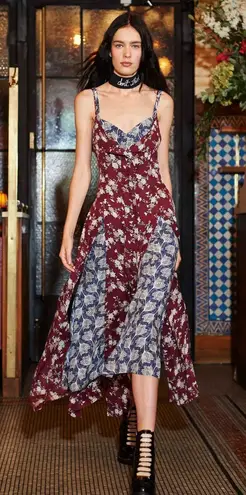 Cinq à Sept Cinq a Sept Nathalia layered floral maxi dress size 2 XS extra small