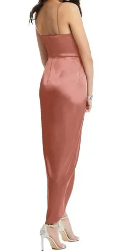 After Six Women's Size 6 Desert Rose Faux Wrap Midi Dress Draped Tulip Skirt. New with tags.