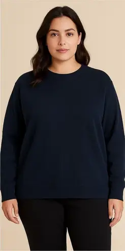 Stars Above Women's Black Crew Neck Sweater Classic Size Large