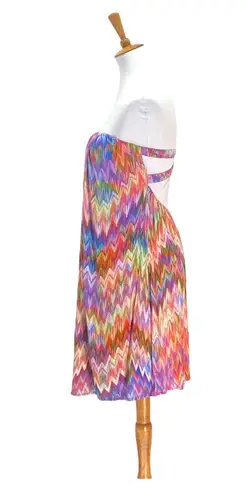 Aryn K . Women’s Dress Strapless Double Back Strapless Dress Multi Color Size S NEW