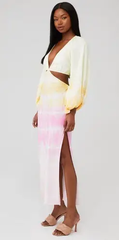 Jen's Pirate Booty Rio Sonora Dress Rio Rainbow Lightning Tie Dye Womens Size XS