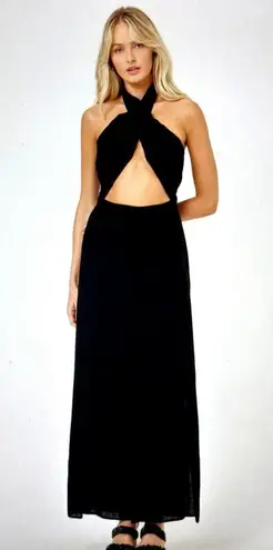 l*space Jumpsuit Multi Use Tie Front L* Kiwanda Jumpsuit Black S - Image 2