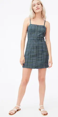 Aeropostale Plaid Zip Front Dress 