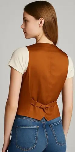 Rafael Suede Vest Rust Brown (Size M) Western Style Boho Size M