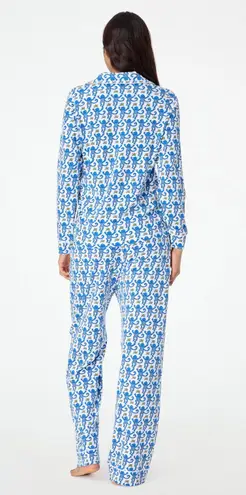 Roller Rabbit Monkey Long Sleeve Polo Pajamas