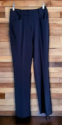 NY & Co New York Company Womens Pants Sz 2 Tall Navy Blue Dress NEW