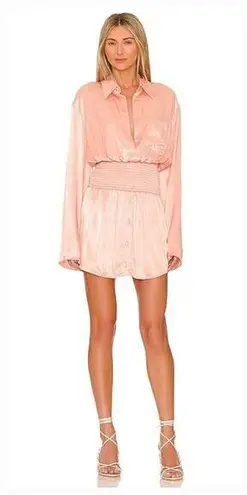 L'Academie Jacquie Dress in Blush Nude XL