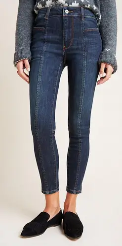 Anthropologie Pilcro Front Seam High Rise Denim Leggings Size 29 Blue 71 45 Off Retail New With Tags From Bree
