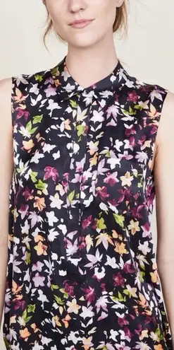 Equipment NWOT Tira Silk Shift Dress Sleeveless in Eclipse Multi Women's XS