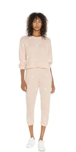 Michael Lauren Machael Lauren Sweatpants women’s XS Peach Nate Crop Mini Suns Pants $97.00