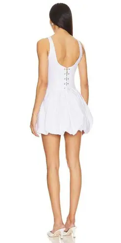 NIA Tamara Dress in White Small New Womens Mini Corset Party